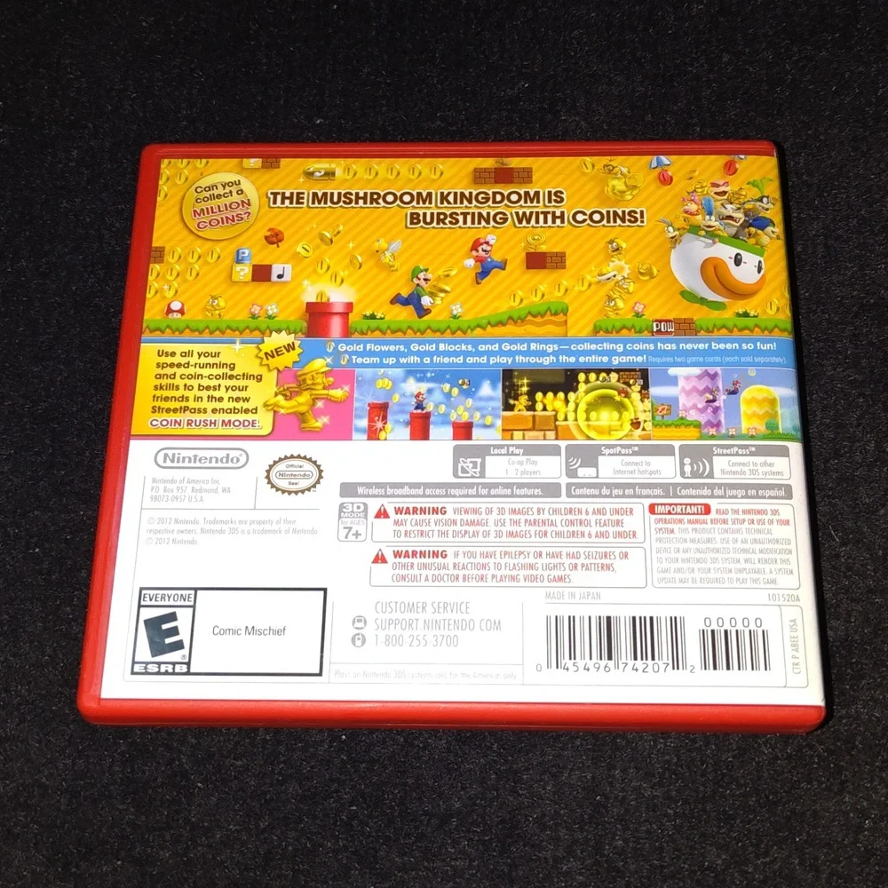 New Super Mario Bros 2 - Nintendo 3DS ***CASE ONLY / NO GAME / Authentic /USA